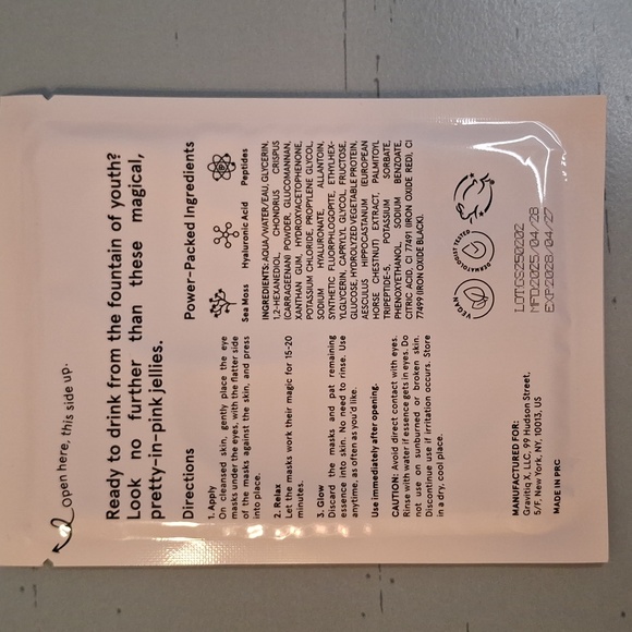 Grace & Stella Eye Masks - Picture 3 of 8